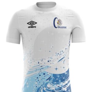 Orbit College Home Jersey – White & Blue Galaxy